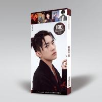 易烊千玺应援礼包TFBOYS礼盒明信片海报写真胸章同款周边 易烊千玺明信片(封面随机) 送易烊千玺海报套装