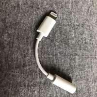 适用原装苹果耳机11pro转换器7/8Lightning转3.5mm音频u盾转接头 二手9新假一罚十(无包装) 官方标配