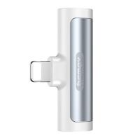 REMAX音频转换器双苹果通话听歌充电苹果+3.5听歌充电二合一转接 白色双苹果接口【通话/听歌/充电】