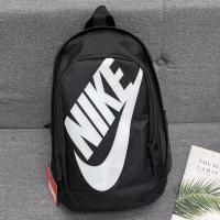 2021新款双肩包背包男女学生书包休闲潮流百搭单肩简约旅行电脑包 大标黑-白标