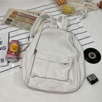 书包女大学生韩版原宿双肩包女大容量背包男ins电脑包2020年新款 白色普通 收藏加购优先