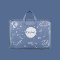 笔记本手提包联想14惠普戴尔15.6苹果宏碁华为小米13.3华硕电脑包 蓝色宇宙(有拉杆带) 11.6寸