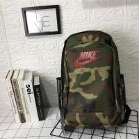 潮牌炫彩字母双肩包校园学生抽绳百搭书包男女户外旅行背包电脑包 高版本-小标迷彩