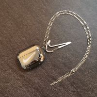 个性潮牌airpodspro保护套1/2/3二三代适用苹果无线蓝牙耳机软壳 Airpods Pro三代保护套 银色软壳+