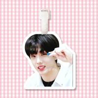 朴志晟NCT书包挂件行李牌周边同款可爱钥匙扣吊牌挂饰挂链制原创 朴志晟A()