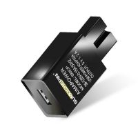 电动车手机充电器 48V60V72V96V转5V电瓶车通用转换usb车载插头 黑色款 单插头