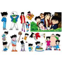 名侦探柯南小兰悬疑动画片毛利工藤新一儿童房墙贴 柯南 A 款 中