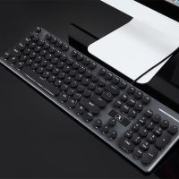 【复古朋克风】新盟曼巴蛇游戏键盘鼠标套装机械手感LOL电脑台式 单键盘朋克复古版--无背光塑料面板