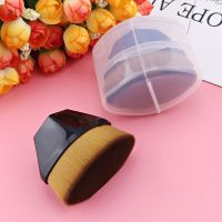 55号化妆刷魔术无痕粉底刷花瓣粉底液刷bb霜刷便携不吃粉上妆均匀 55号黑色 送保护盖 人造纤维