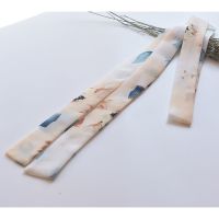 云深不知处古装宫铃发绳古风汉服原创流苏发带 超仙复古束发头饰 米色百合