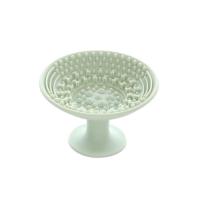 FaSoLa 化妆刷清洗器 硅胶垫洗刷盘带吸盘刷毛清洁工具便携清洁器 橄榄绿