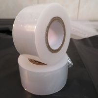 PE环保捆菜膜超市菜场蔬菜捆绑扎菜膜小卷捆菜机专用自粘薄膜4CM 3厘米捆菜膜[单卷200米] 1个试用装