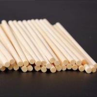 一次性筷子diy手工制作房子工艺品创意两头平圆棒竹棒材料批发 4.5mm*17cm一次竹棒100根