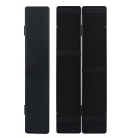 鱼漂盒45cm51cm55长浮漂盒黑色塑料加宽浮标盒垂钓用品垂钓渔具盒 黑色仿木纹[外长45厘米]