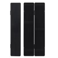 鱼漂盒45cm51cm55长浮漂盒黑色塑料加宽浮标盒垂钓用品垂钓渔具盒 黑色仿木纹[外长45厘米]