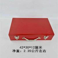 工具箱 铁皮箱 零件盒 套装箱 仪器箱 五金工具箱 手提工具箱 红色