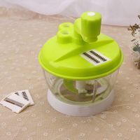 大号3升手动绞菜器绞肉机料理器切菜器榨汁器手摇绞馅机搅碎神器 1500ML手摇绞菜器带擦丝（送刀片