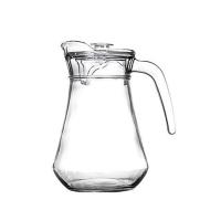 丞翔家居甄选玻璃冷水壶大容量鸭嘴壶果汁壶扎啤壶玻璃水壶 1.3L鸭嘴壶