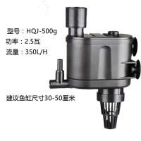 森森多功能潜水泵鱼缸增氧小型水族箱抽水泵三合一过滤器静音水泵 hqj-500 2.5瓦