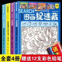 图画捉迷藏找东西的书隐藏的图画大本少儿益智游戏书专注力训练书 图画捉迷藏（成语） 4本