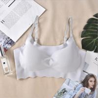 超薄文胸大胸显小薄款透气内衣胖MM大码全杯罩薄模杯胸罩女 浅蓝色 单件 S码（建议70ABCD-75AB）