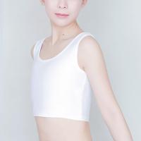 帅t束胸超平学生夏天内衣缩胸绷带内衣女收胸背心大码大胸抹胸 白 高效款 XS