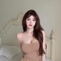 辣妹套装性感小吊带打底背心女上衣+包臀A字半身裙炸街裙子两件套 图片色 吊带 S