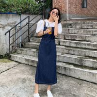 2021年早春款穿搭新款女装茶歇法式牛仔吊带连衣裙子夏季两件套装 S136单品衬衣 S 建议[80-90斤]