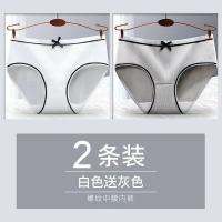 日系女士内短裤女学生韩版少女新款短裤女性感迷人女内穿裸睡内裤 [2条装]白色+灰色 L[建议105-130斤]