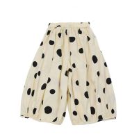 女童套装夏装2021新款两件套背心短袖休闲灯笼裤薄款波点阔腿裤潮 波点[阔腿裤] 90 cm[建议20-25斤内]