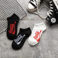 夏季薄款短袜男女士情侣韩版潮流原宿船袜枫叶嘻哈街头ins篮球袜 组合1 3双装