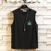 上衣/套装背心套装男坎肩t恤夏季潮牌学生帅气休闲五分裤两件套装 黑色 S (关注店铺 优先发货)