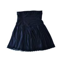 多彩多姿的秘密超薄透气面料睡裙短裙半身裙黑色家居服3041N 黑色 M