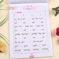 新版3年级上册外研版三起英语课课练司马彦钢笔硬笔书法临摹练字帖小学生三年级同步英文生词单词句段练习正版书籍