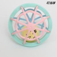婴儿玩具磨牙棒硅胶磨牙宝宝手抓球叮当球摇铃啃咬可水煮无毒塑胶 叮当球蓝色
