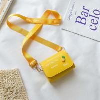 天一 儿童斜跨小包卡通可爱洋气女孩挎包21新韩版潮搭小孩零钱包 黄色