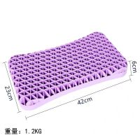 明星枕头同款无压枕TPE果胶枕头护颈椎枕芯可水洗助睡眠透气高枕 儿童简装款(无枕套简装)