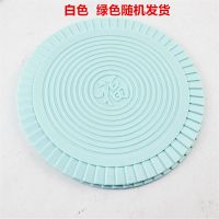 圆形餐垫 防滑隔热碗垫 橡胶餐垫 玻璃茶杯垫环保碗垫 餐桌垫盘垫 9.5cm龙士达杯垫4片装 2包 颜色随机发货