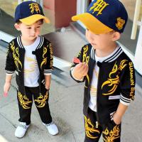 男童春秋装2021新款童装中小童一两岁三岁四岁五岁宝宝休闲套装潮 龙纹两件套 80