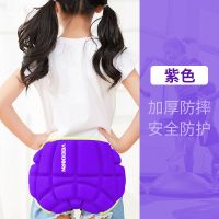 滑冰护臀垫儿童轮滑护具防摔裤护屁股垫花样溜冰旱冰成人宝宝滑板 紫色 S码[适合3岁-10岁]可调节