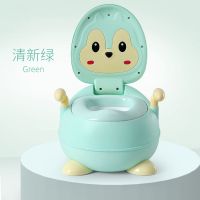 儿童大号坐便器婴幼儿座便器抽屉式坐便器尿便盆扶手小孩男女马桶 清新绿-普通款(送刷+20个清洁袋)
