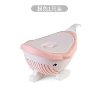 儿童坐便器宝宝便携小马桶男孩女孩厕所尿盆凳子便盆尿盆尿桶座便 [女孩-粉色]送清洗刷子 [新款鲸鱼坐便器]适合1-3岁