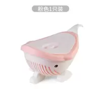 儿童坐便器宝宝便携小马桶男孩女孩厕所尿盆凳子便盆尿盆尿桶座便 [女孩-粉色]送清洗刷子 [新款鲸鱼坐便器]适合1-3岁