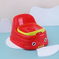 儿童马桶坐便器男孩女宝宝小孩婴儿小马桶幼儿便盆尿盆厕所座便器 辣椒红(建议0-4岁使用)