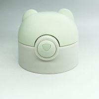 匡迪卡通儿童水壶杯盖吸管盖保温杯水杯盖子防漏杯盖配件送吸管 绿色盖子