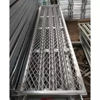 热镀锌脚手架专用踏板超厚加重型脚踏板脚手架台板移动脚手架配件 普通踏板
