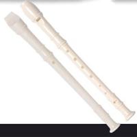 天鹅高音德式竖笛6孔8孔儿童学生初学入门乐器教学练习笛子乐器 [特价]白色 8孔(玩具娱乐)