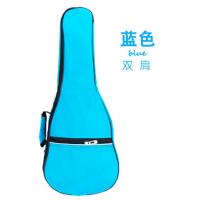 尤克里里琴包加厚个性可爱卡通单双袋子21寸23寸26寸小吉他包防水 21寸彩色系列尤克里里包(蓝色)