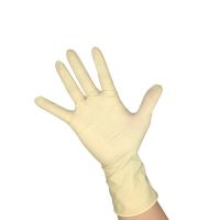 9寸千级净化无尘手套 A级一次性乳胶手套 光面工业劳保防静电手套 乳胶手套50只 S