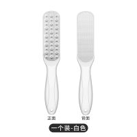 磨脚神器皮脚底去角质去老茧脚后跟干裂家用工具磨脚石搓脚板 [一个装]白色